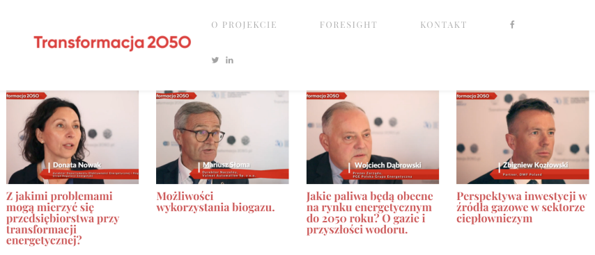 Nowe wywiady na transformacja2050.pl