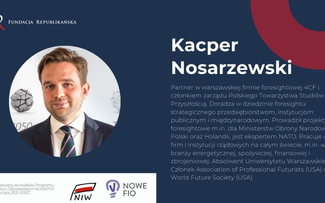 Kacper Nosarzewski wykładowcą Akademii Fundacji Republikańskiej – Aktywni obywatele na rynku pracy!